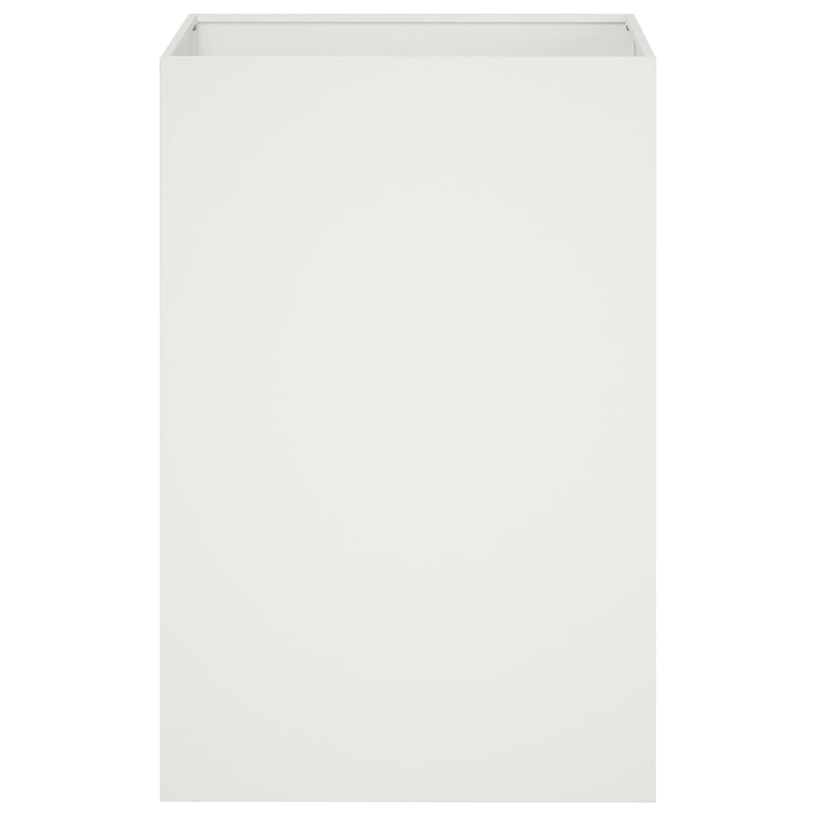 Plantenbak Wit 40 x 40 x 75 cm Koudgewalst staal image 3