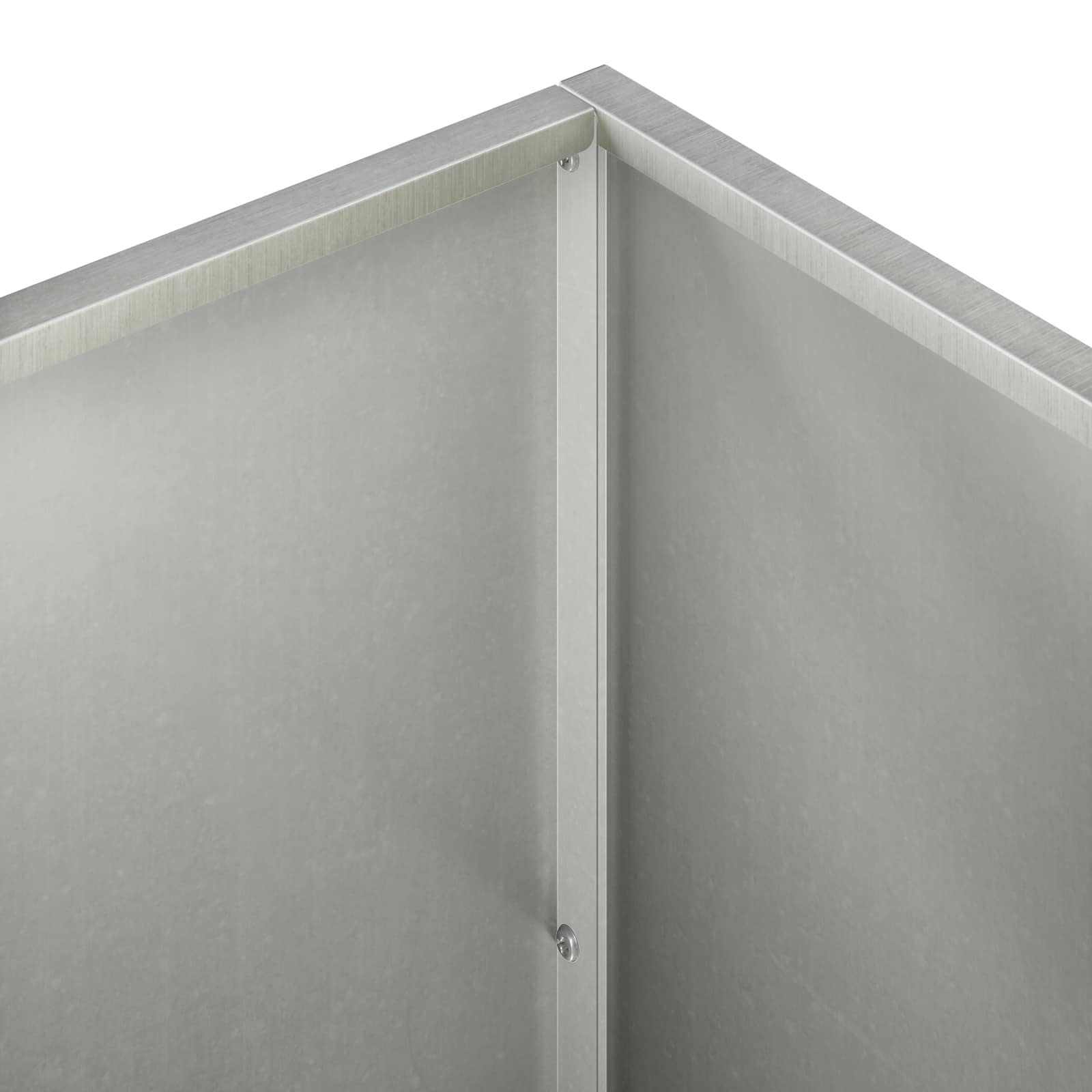 Plantenbak 2 st zilver 40 x 40 x 75 cm Roestvrij staal image 6