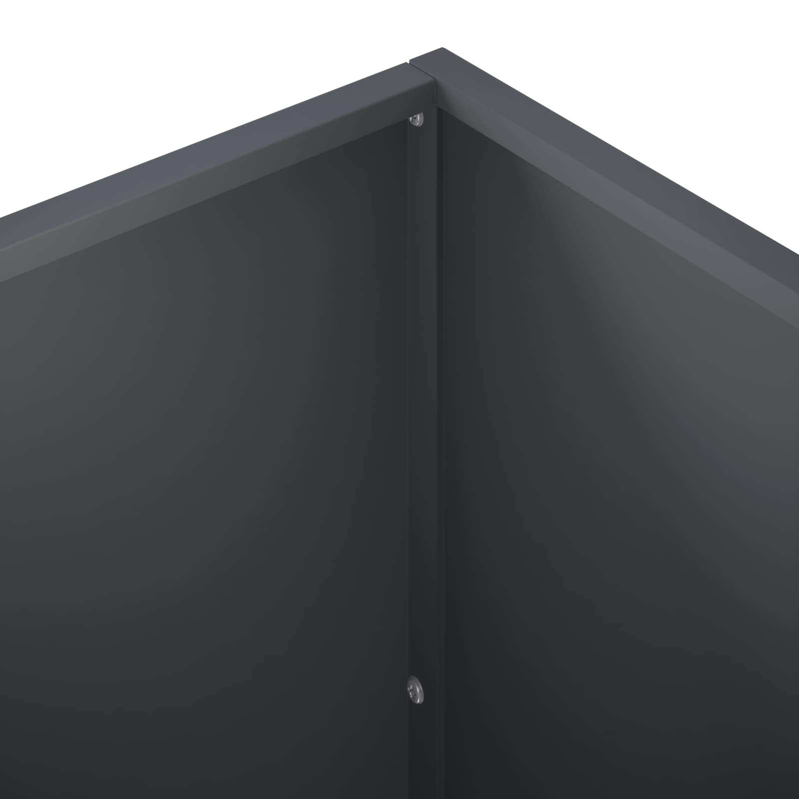 Plantenbak 2 st Antraciet 50 x 50 x 75 cm Koudgewalst staal image 6