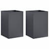 vidaXL Aia istutuspot 2 tk Antratsiit 50 x 50 x 75 cm