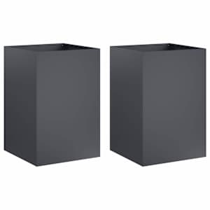 vidaXL Aia istutuspot 2 tk Antratsiit 50 x 50 x 75 cm