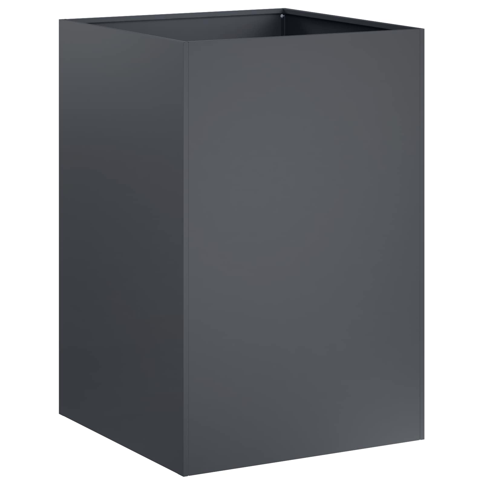 Plantenbak 2 st Antraciet 50 x 50 x 75 cm Koudgewalst staal image 3