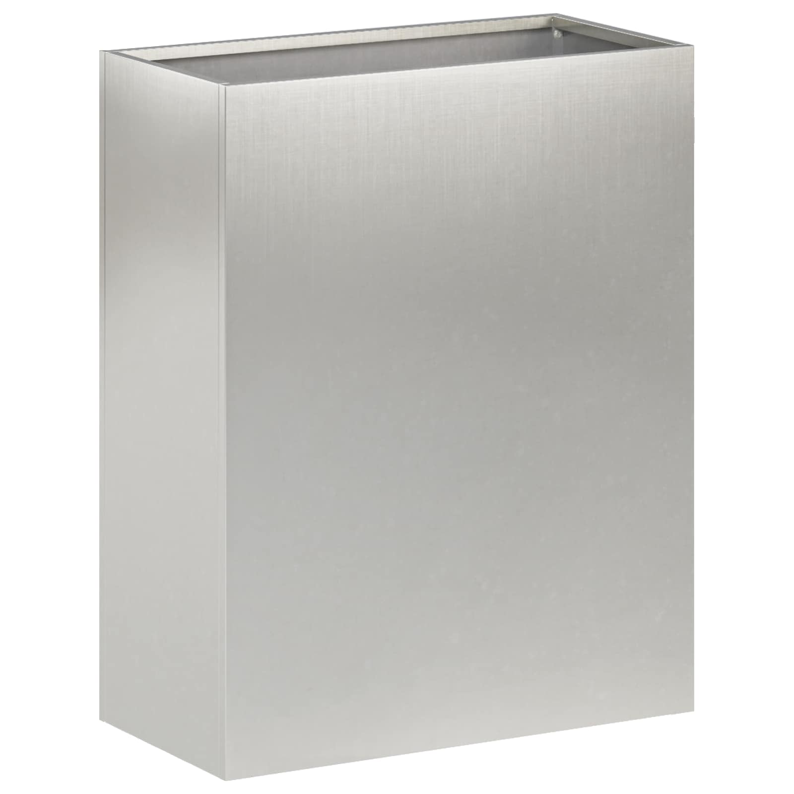 Plantenbak 2 st zilver 40 x 20 x 40 cm Roestvrij staal image 3