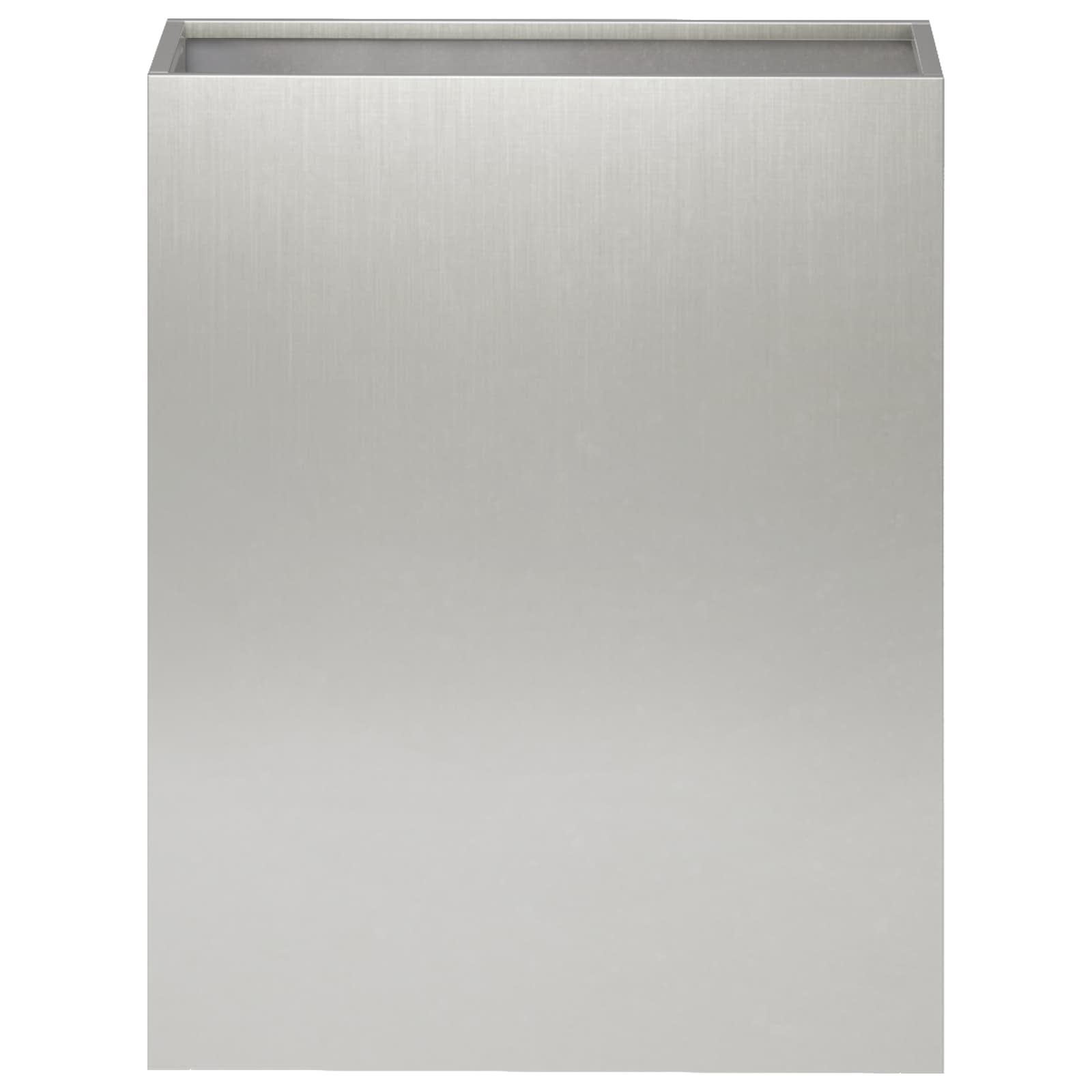 Plantenbak 2 st zilver 40 x 20 x 40 cm Roestvrij staal image 4
