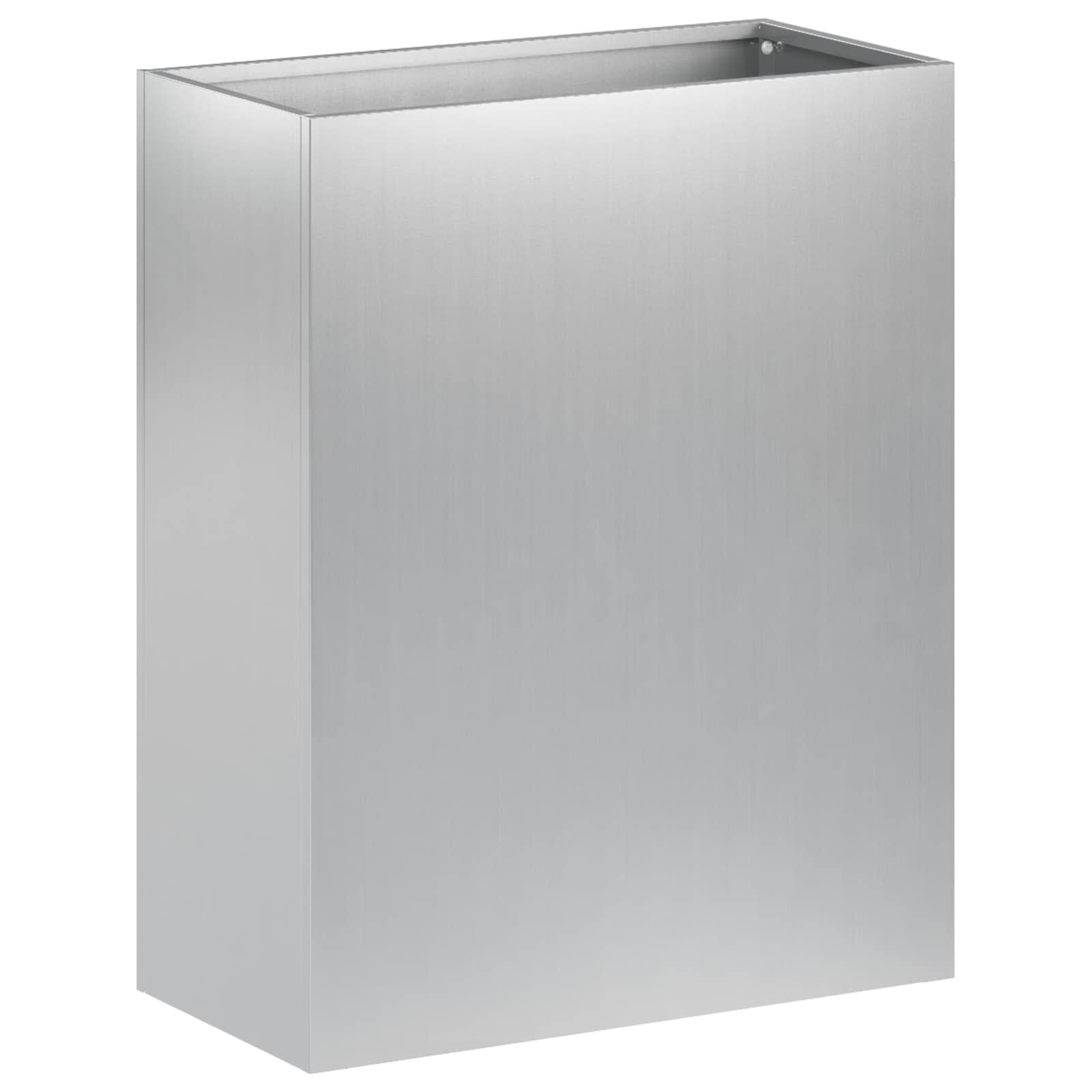 Plantenbak zilver 40 x 20 x 40 cm Gegalvaniseerd staal image 2