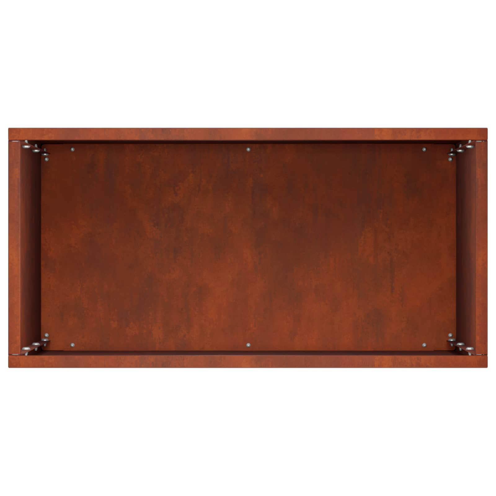 Plantenbak Roestkleurig 40 x 20 x 40 cm weervast staal image 5