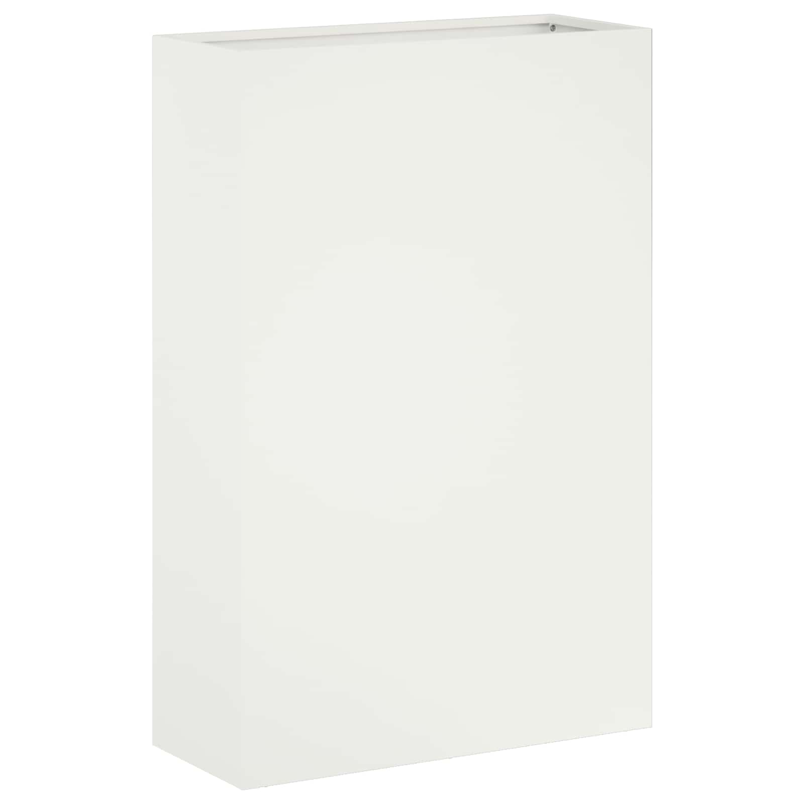 Plantenbak Wit 40 x 20 x 75 cm Koudgewalst staal image 2