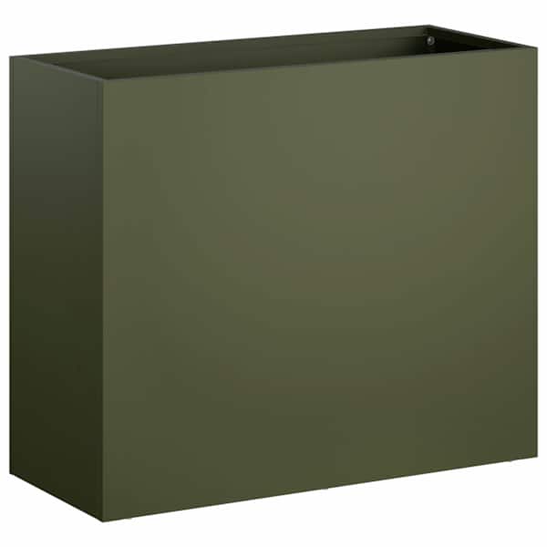 vidaXL Aia istutuspot Oliiviroheline 50 x 20 x 40 cm
