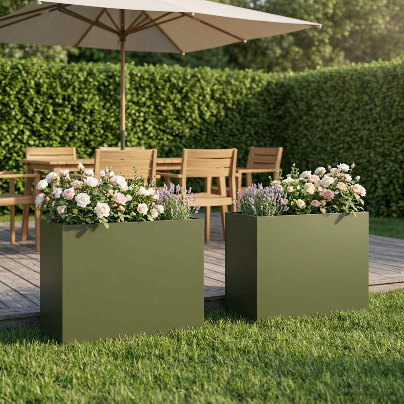 Olivově zelená