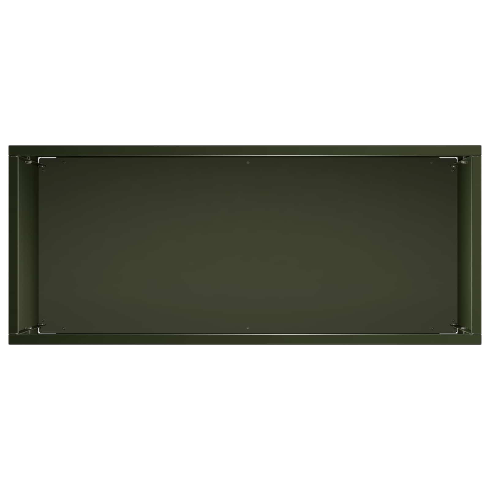 Plantenbak 2 st Olijfgroen 50 x 20 x 40 cm Koudgewalst staal image 5