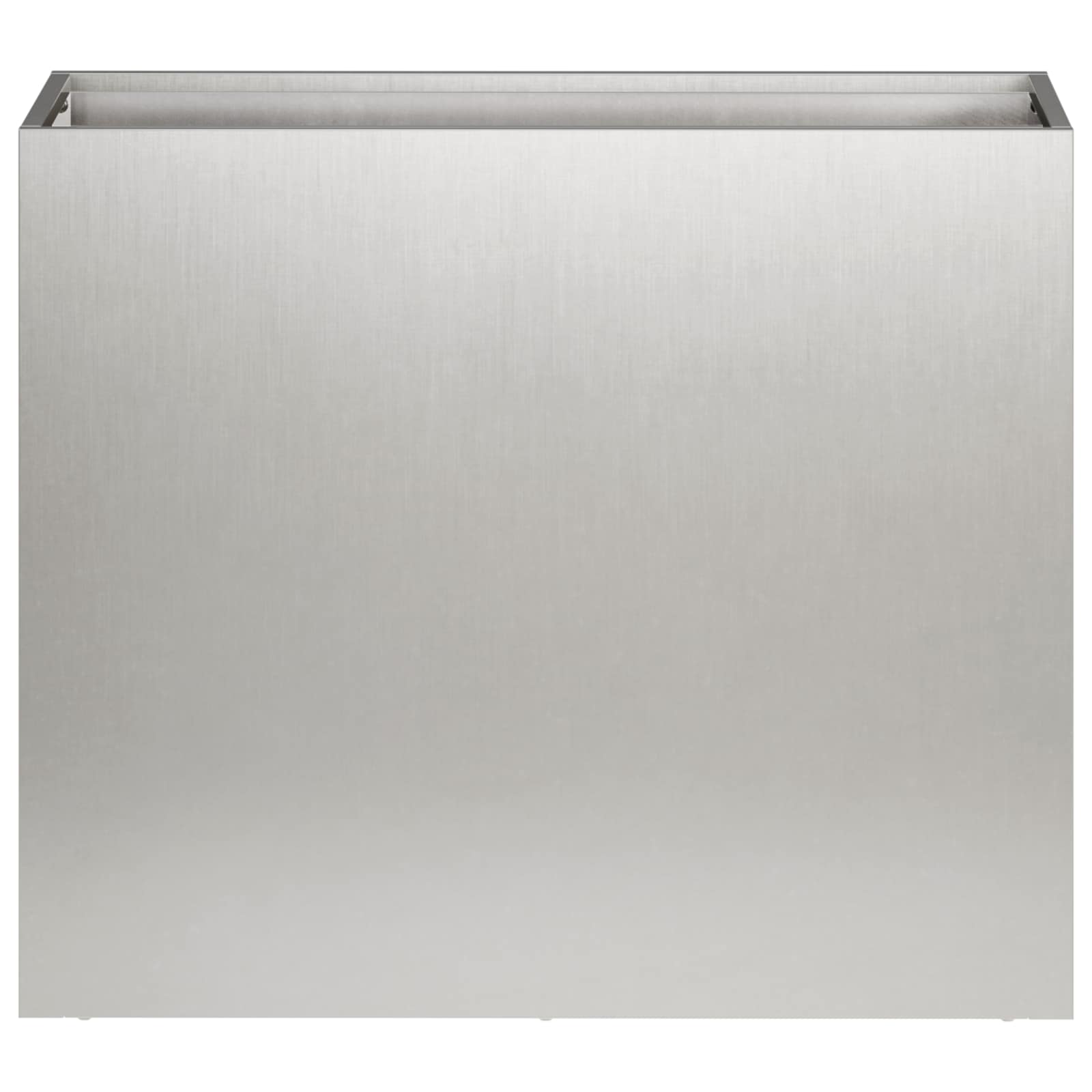 Plantenbak 2 st zilver 50 x 20 x 40 cm Roestvrij staal image 4