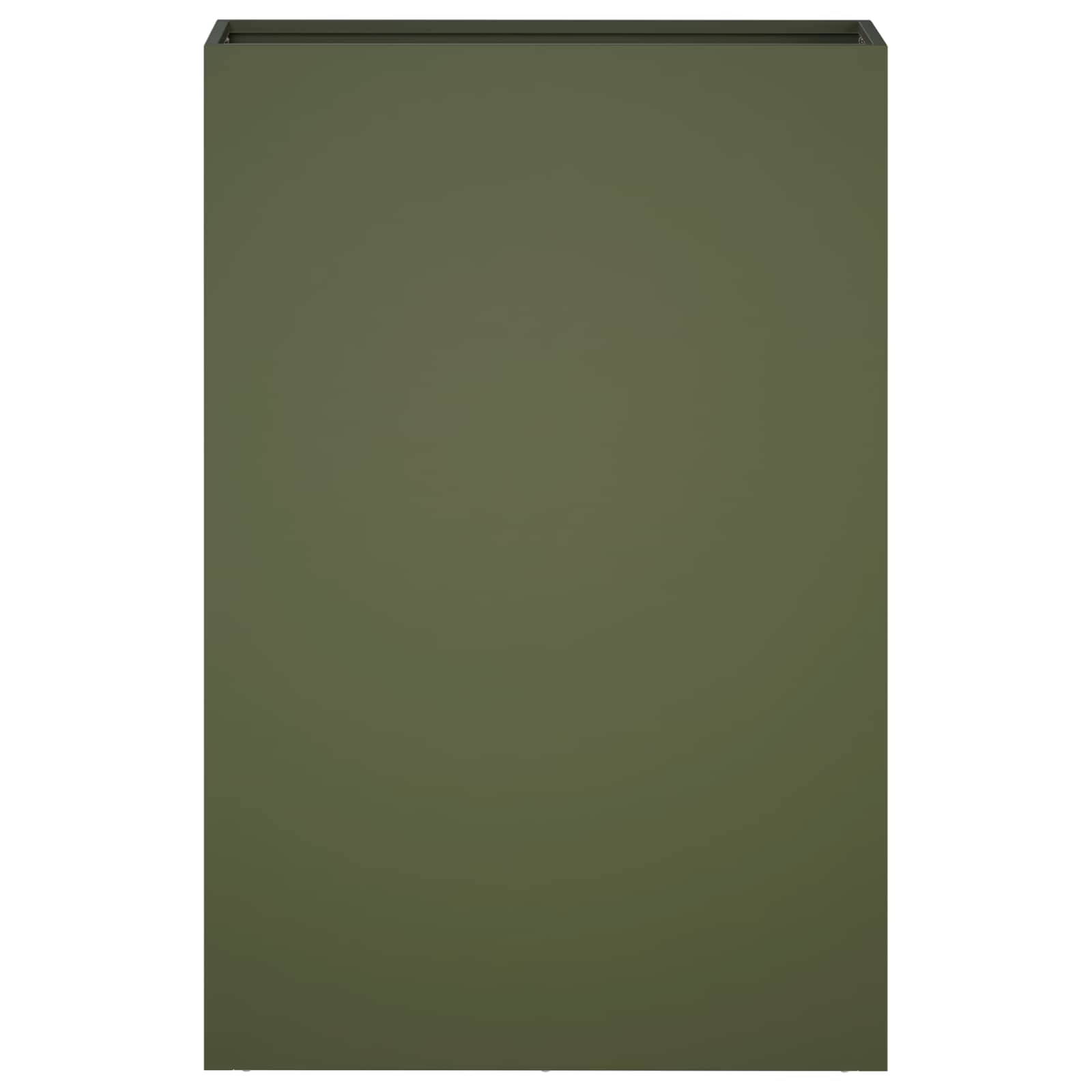 Plantenbak 2 st Olijfgroen 50 x 20 x 75 cm Koudgewalst staal image 4