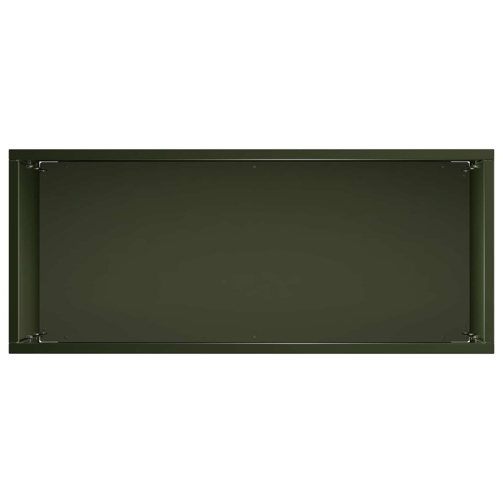 Plantenbak 2 st Olijfgroen 50 x 20 x 75 cm Koudgewalst staal image 5