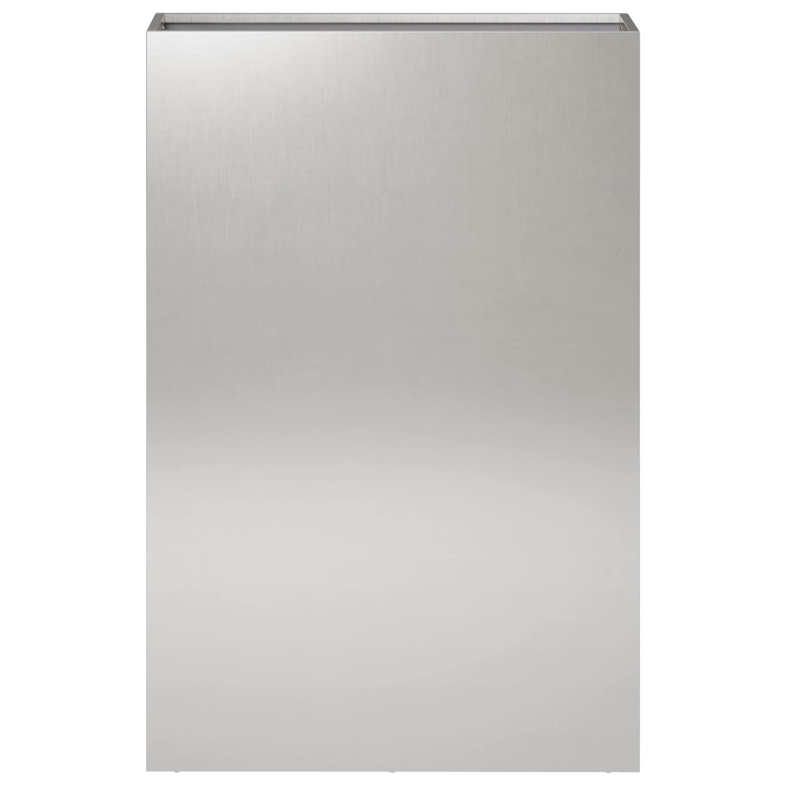 Plantenbak 2 st zilver 50 x 20 x 75 cm Roestvrij staal image 4