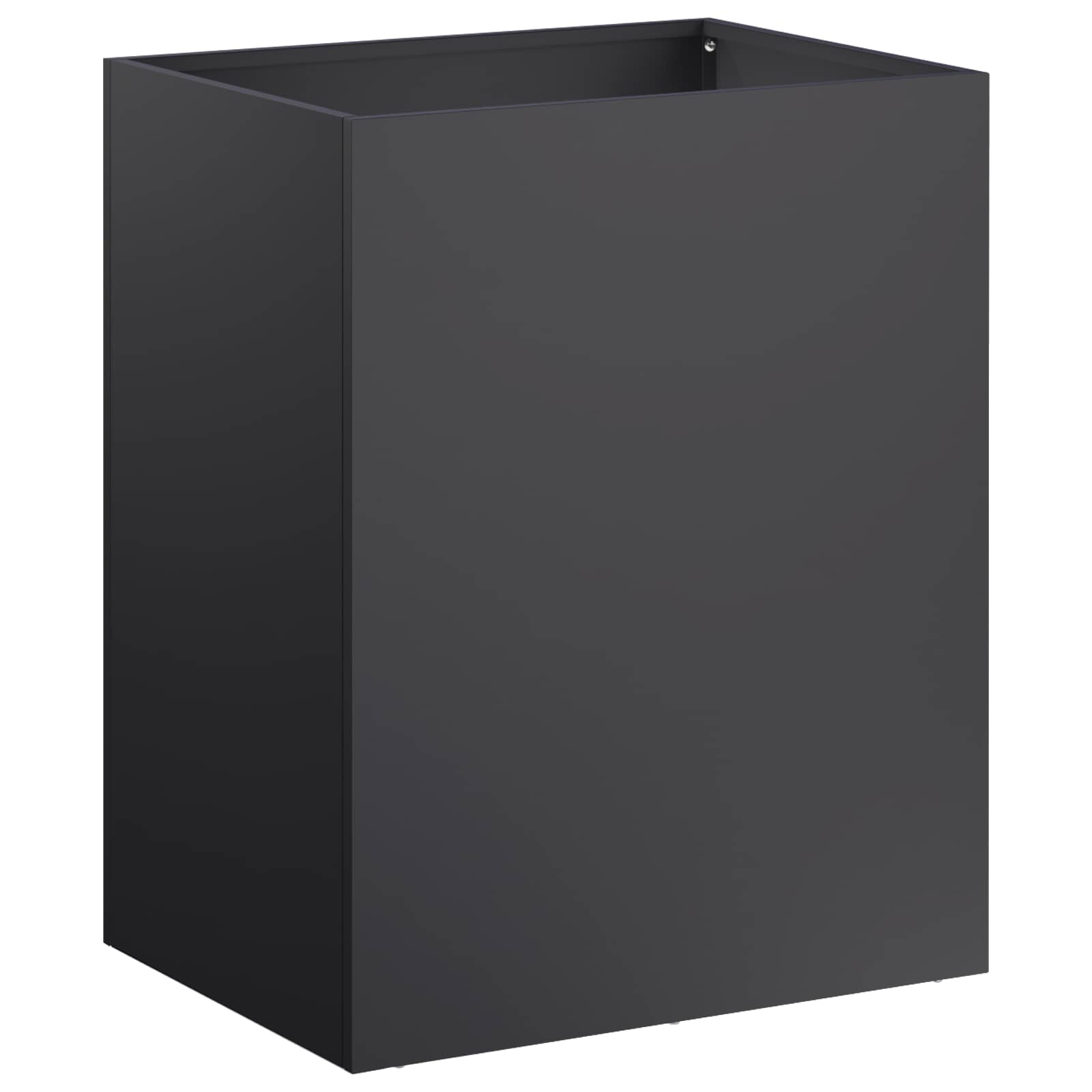 Plantenbak 2 st Zwart 40 x 30 x 40 cm Koudgewalst staal image 3