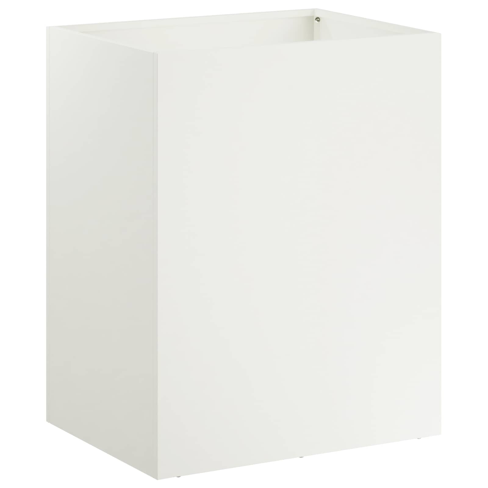 Plantenbak Wit 40 x 30 x 40 cm Koudgewalst staal image 2