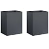 vidaXL Aia istutuspot 2 tk Antratsiit 40 x 30 x 40 cm