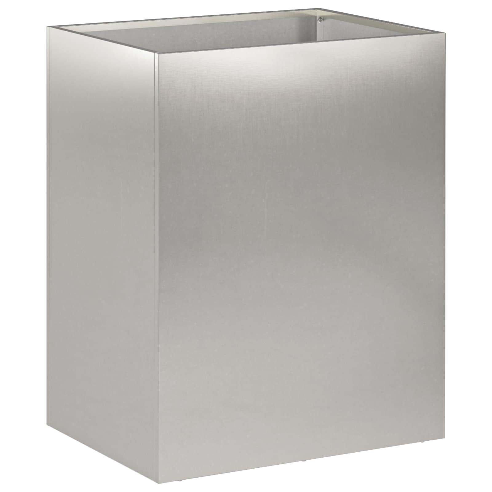 Plantenbak 2 st zilver 40 x 30 x 40 cm Roestvrij staal image 3