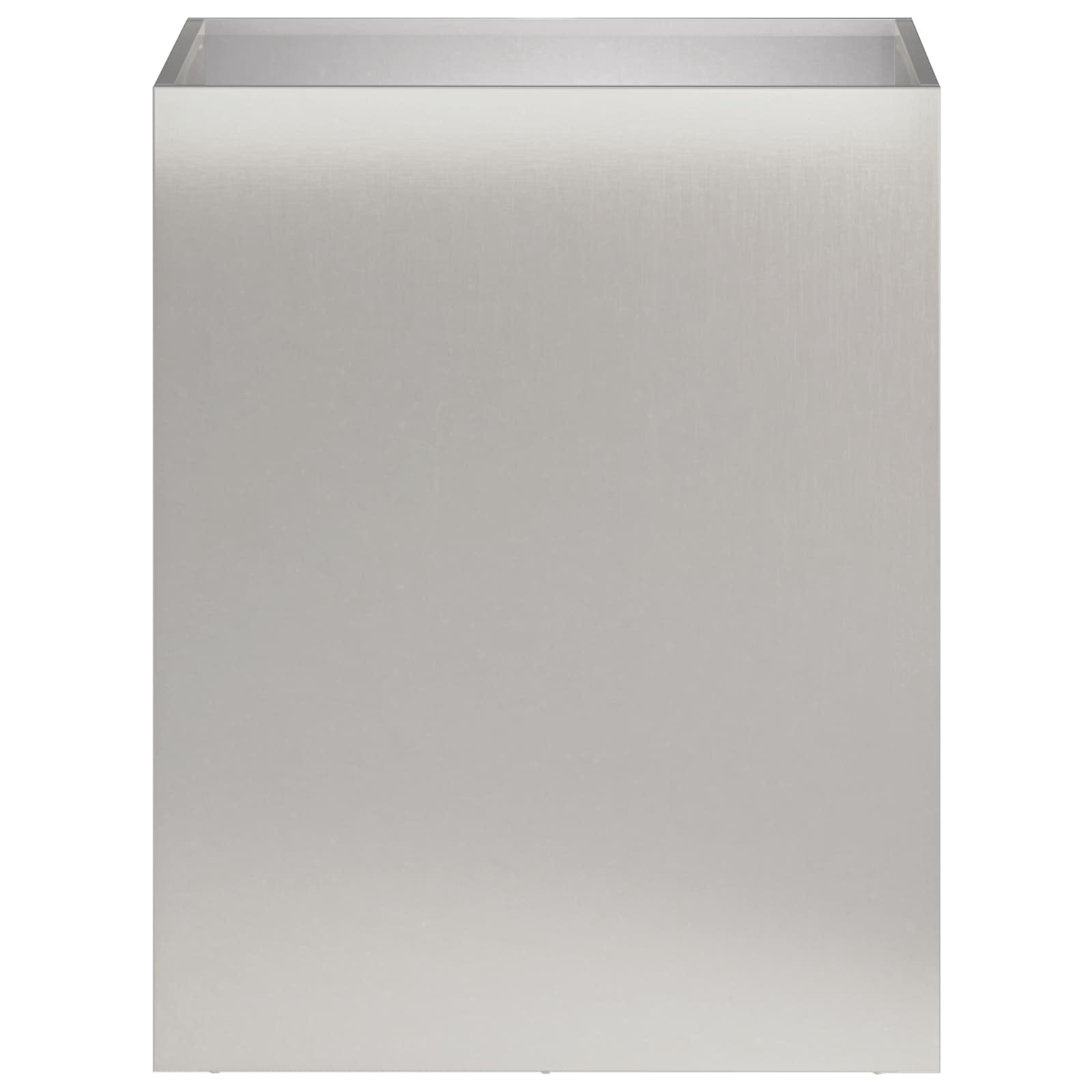 Plantenbak 2 st zilver 40 x 30 x 40 cm Roestvrij staal image 4