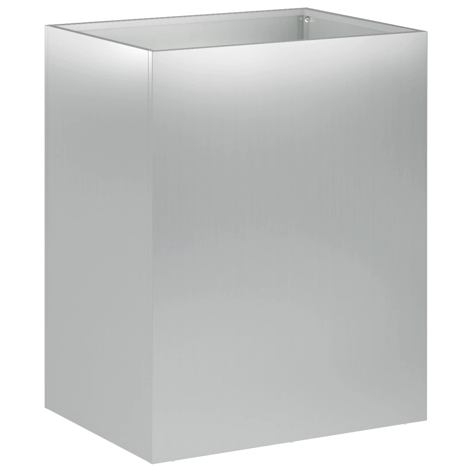 Plantenbak zilver 40 x 30 x 50 cm Gegalvaniseerd staal image 2