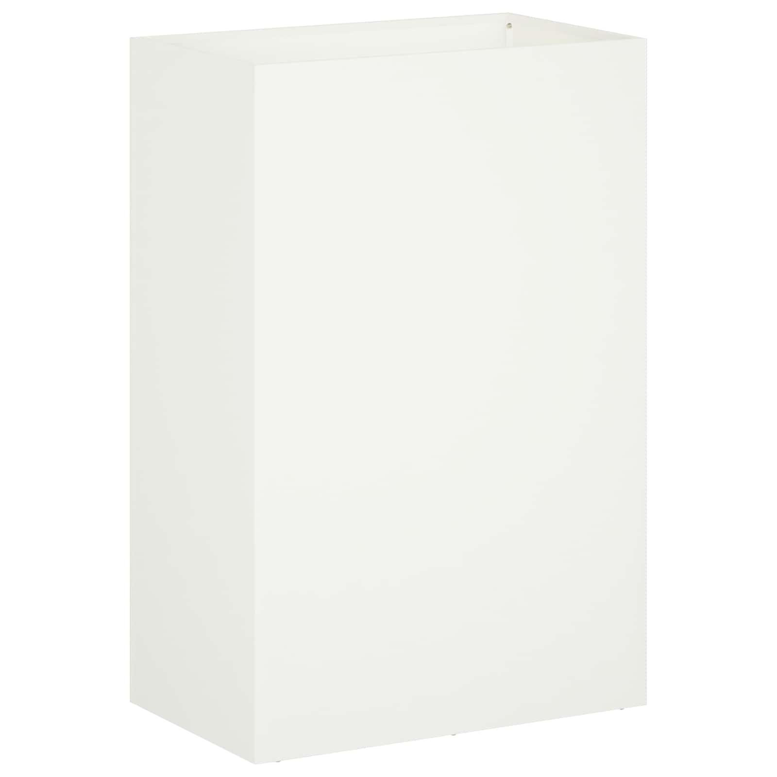Plantenbak Wit 40 x 30 x 75 cm Koudgewalst staal image 2