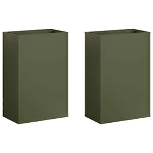 vidaXL Aia istutuspot 2 tk Oliiviroheline 40 x 30 x 75 cm