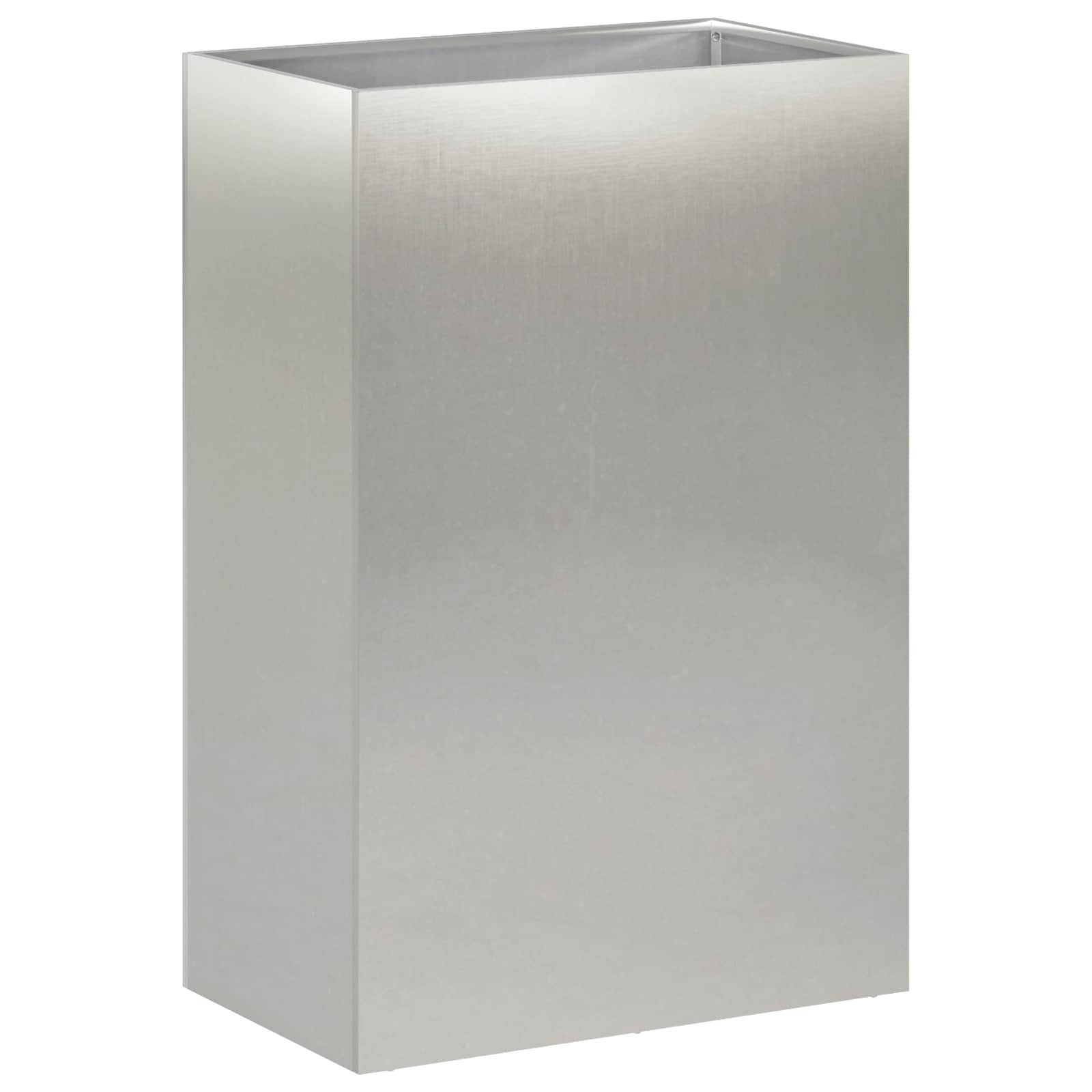 Plantenbak zilver 40 x 30 x 75 cm Roestvrij staal image 2