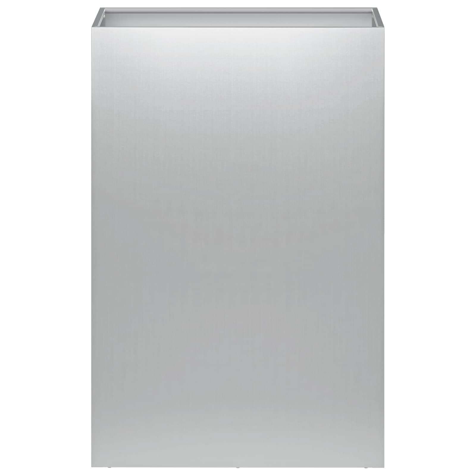 Plantenbak zilver 40 x 30 x 75 cm Gegalvaniseerd staal image 3