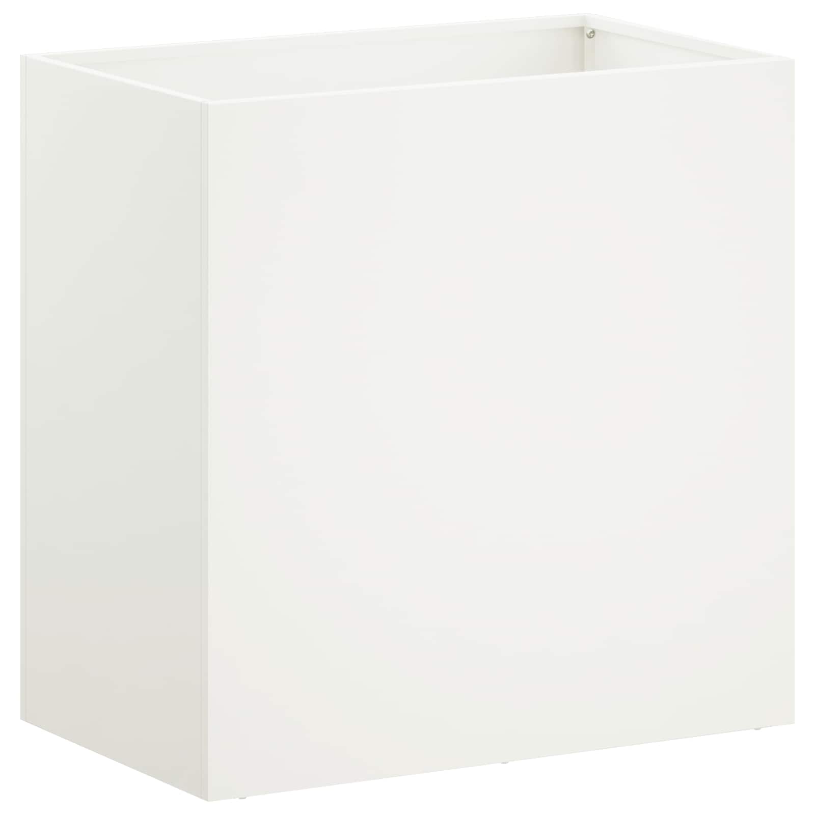 Plantenbak Wit 50 x 30 x 40 cm Koudgewalst staal image 2