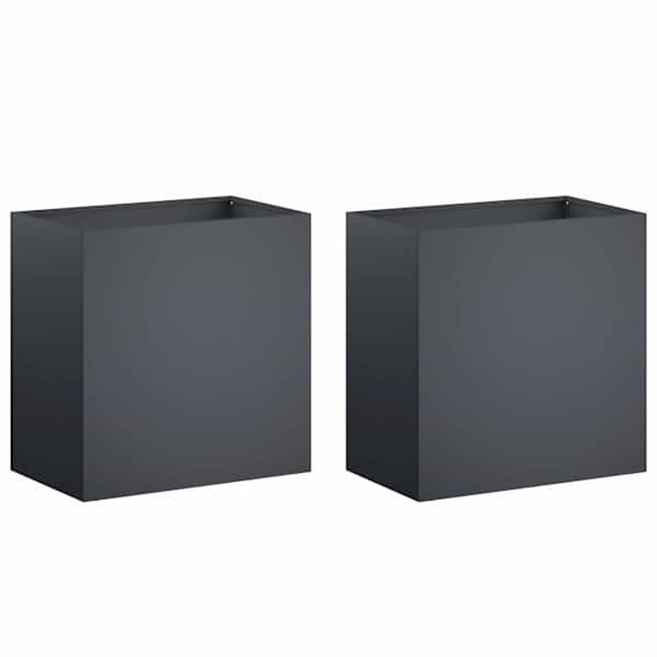 vidaXL Aia istutuspot 2 tk Antratsiit 50 x 30 x 40 cm