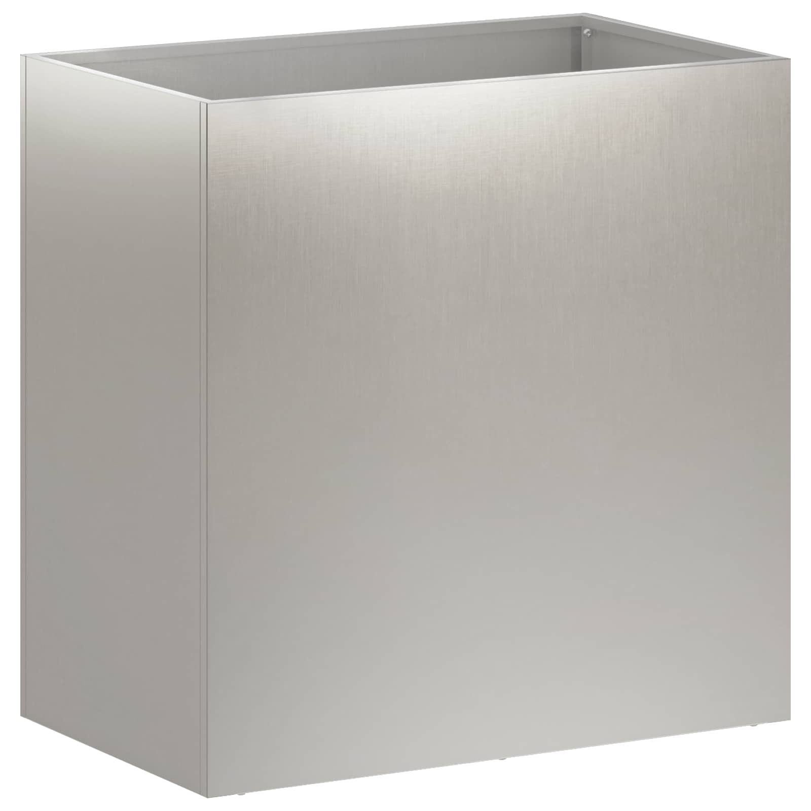 Plantenbak zilver 50 x 30 x 40 cm Roestvrij staal image 2