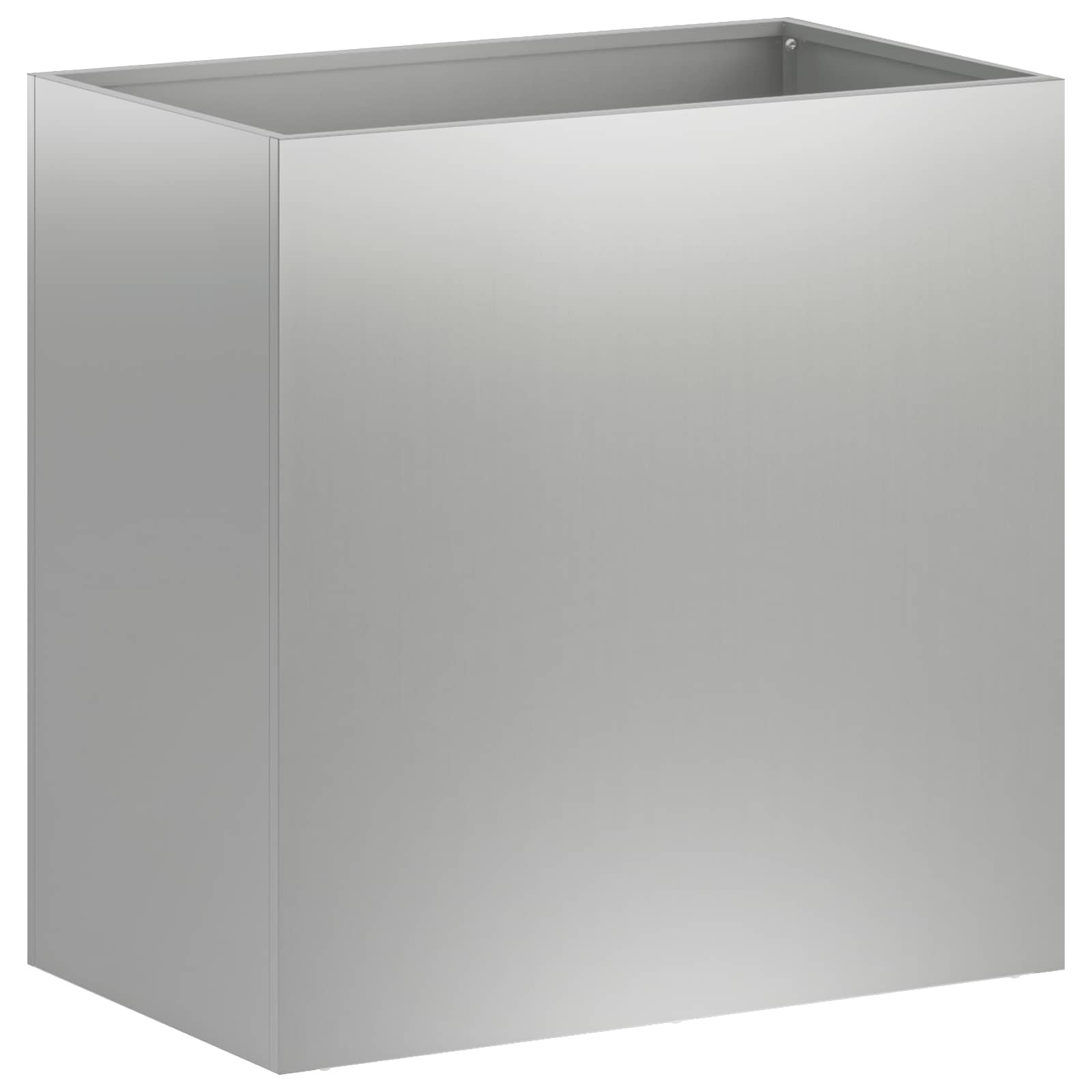 Plantenbak zilver 50 x 30 x 40 cm Gegalvaniseerd staal image 2