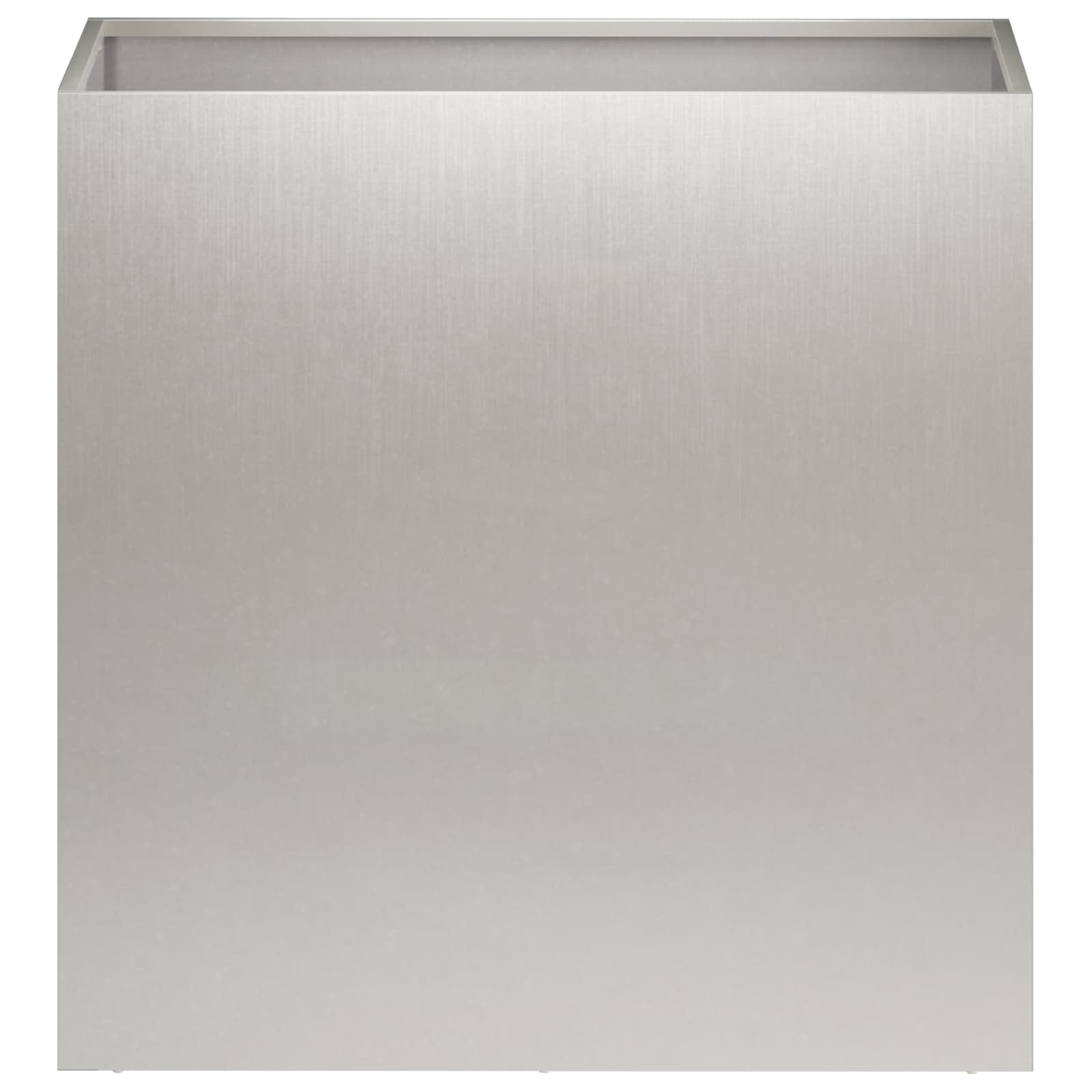 Plantenbak 2 st zilver 50 x 30 x 50 cm Roestvrij staal image 4