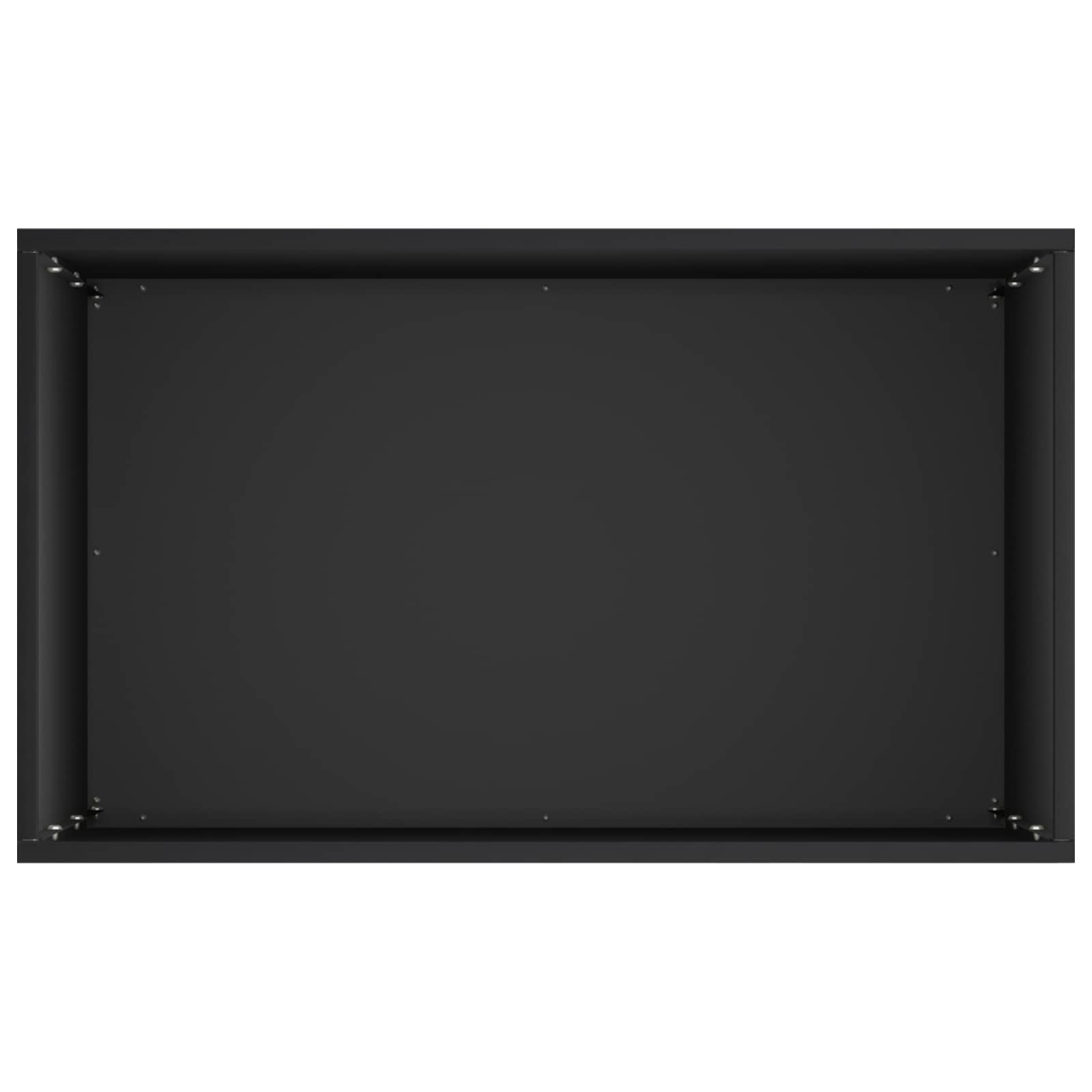 Plantenbak Zwart 50 x 30 x 75 cm Koudgewalst staal image 4
