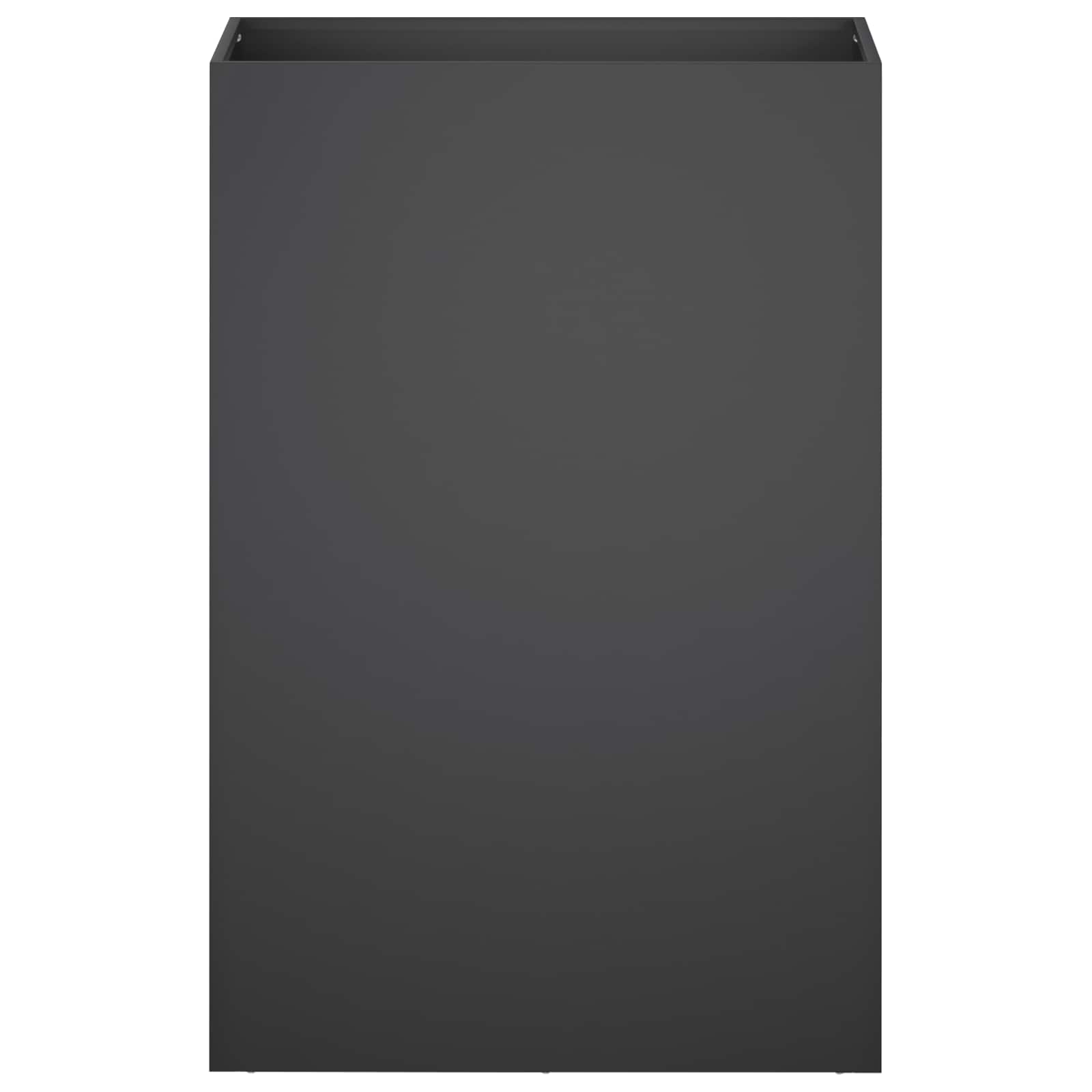 Plantenbak 2 st Zwart 50 x 30 x 75 cm Koudgewalst staal image 4