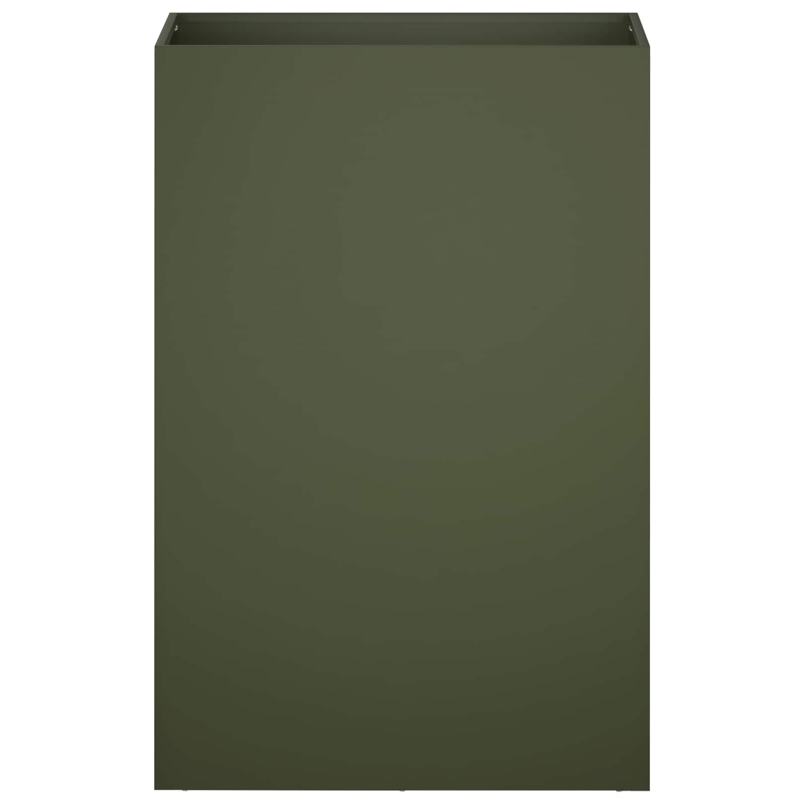 Plantenbak Olijfgroen 50 x 30 x 75 cm Koudgewalst staal image 3