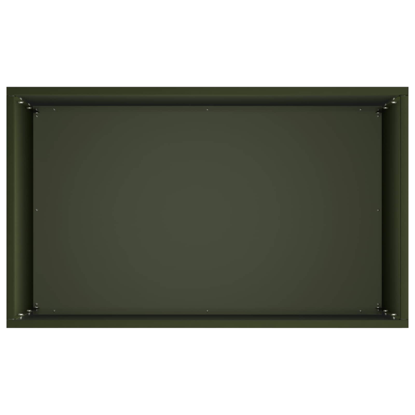 Plantenbak Olijfgroen 50 x 30 x 75 cm Koudgewalst staal image 4