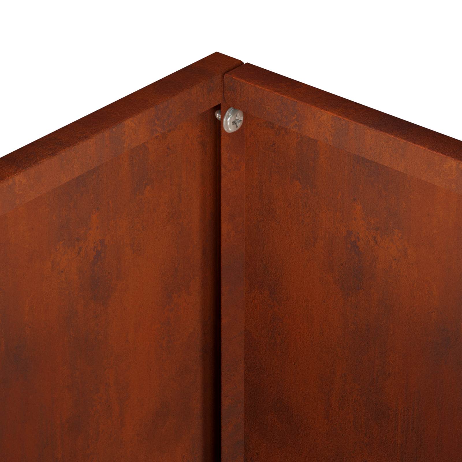 Plantenbak 2 st Roestkleurig 50 x 30 x 75 cm weervast staal image 7