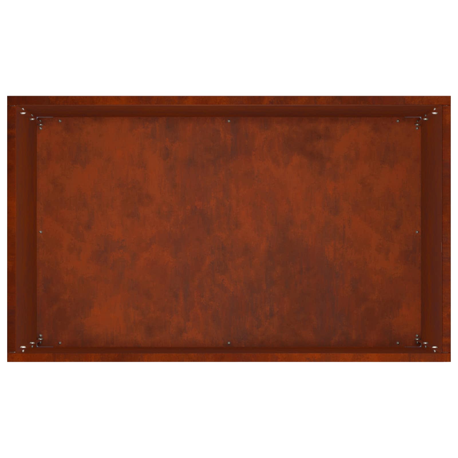 Plantenbak 2 st Roestkleurig 50 x 30 x 75 cm weervast staal image 6