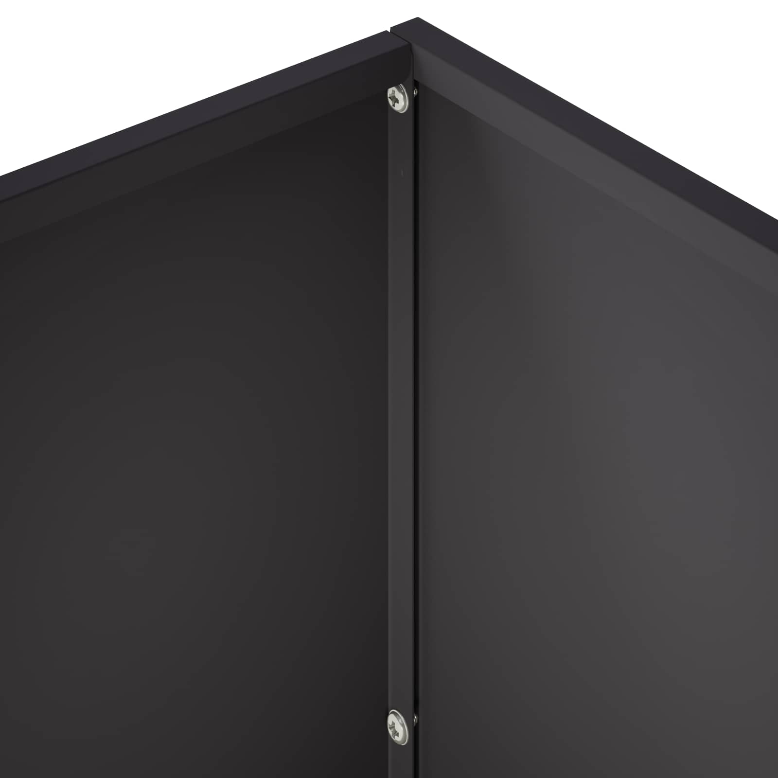 Plantenbak Zwart 60 x 30 x 40 cm Koudgewalst staal image 5