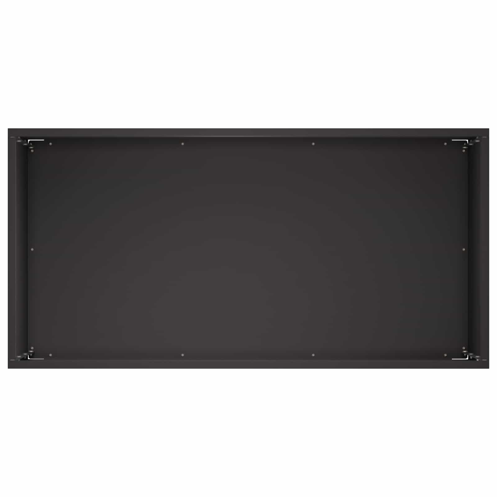Plantenbak Zwart 60 x 30 x 40 cm Koudgewalst staal image 4