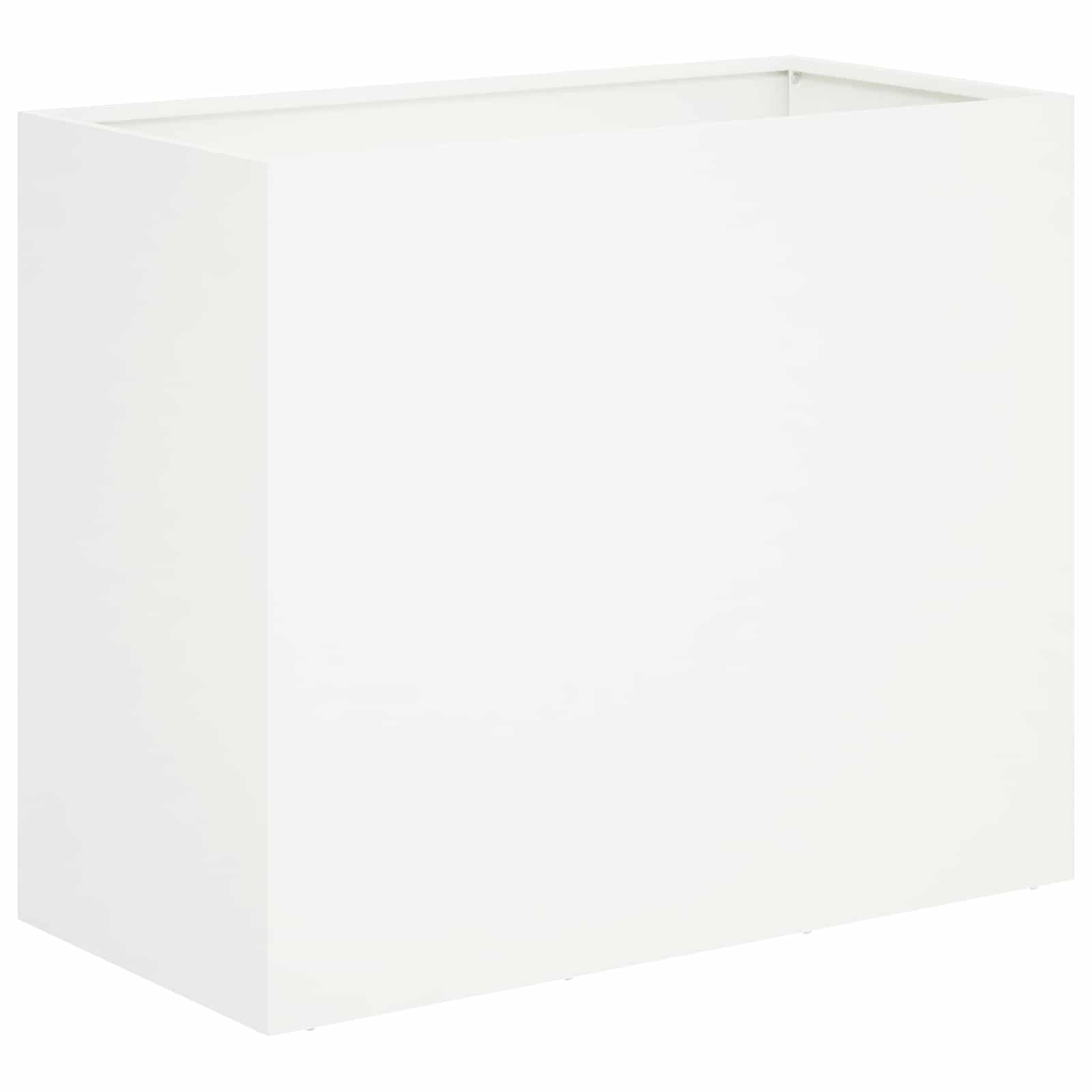 Plantenbak Wit 60 x 30 x 40 cm Koudgewalst staal image 2