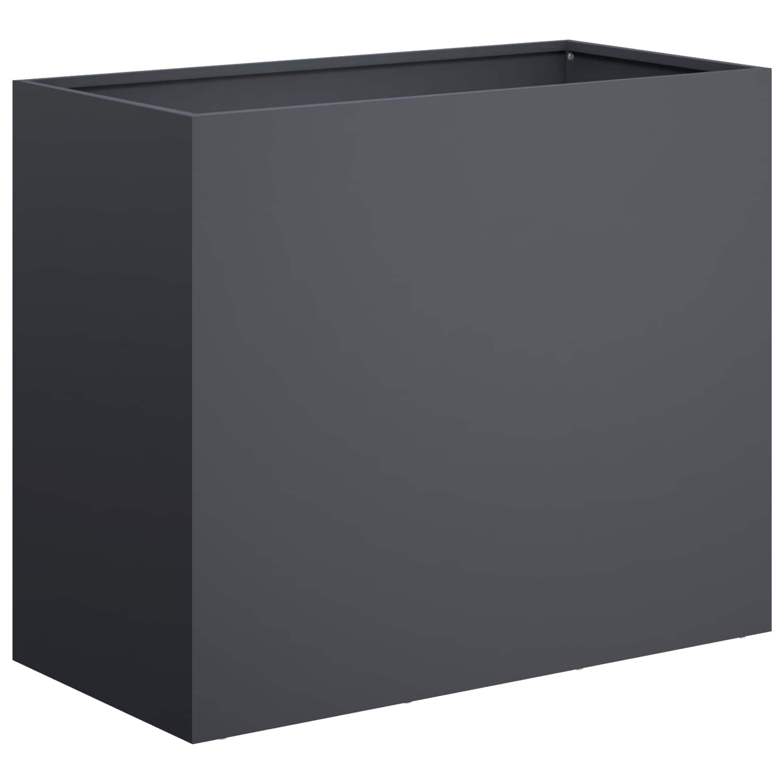 Plantenbak Antraciet 60 x 30 x 40 cm Koudgewalst staal image 2
