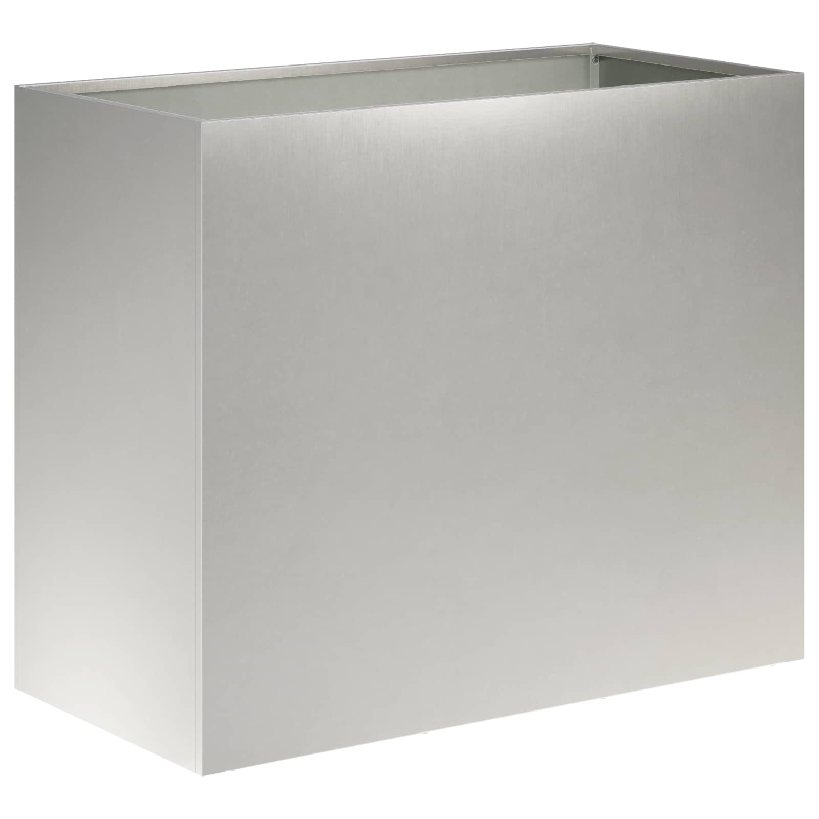 Plantenbak zilver 60 x 30 x 40 cm Roestvrij staal image 2