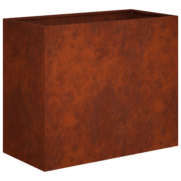 vidaXL Aia istutuspot Rooste 60 x 30 x 40 cm Ilmastikukindel teras