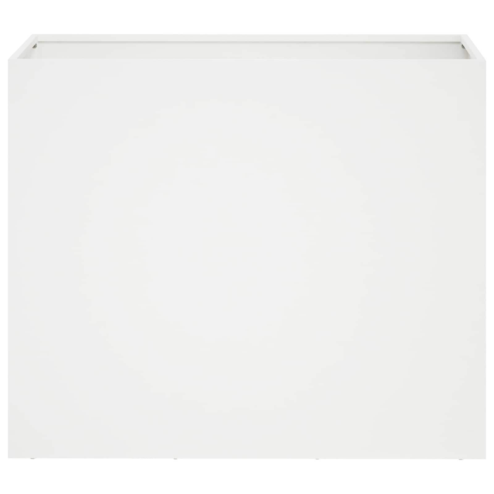 Plantenbak Wit 60 x 30 x 50 cm Koudgewalst staal image 3