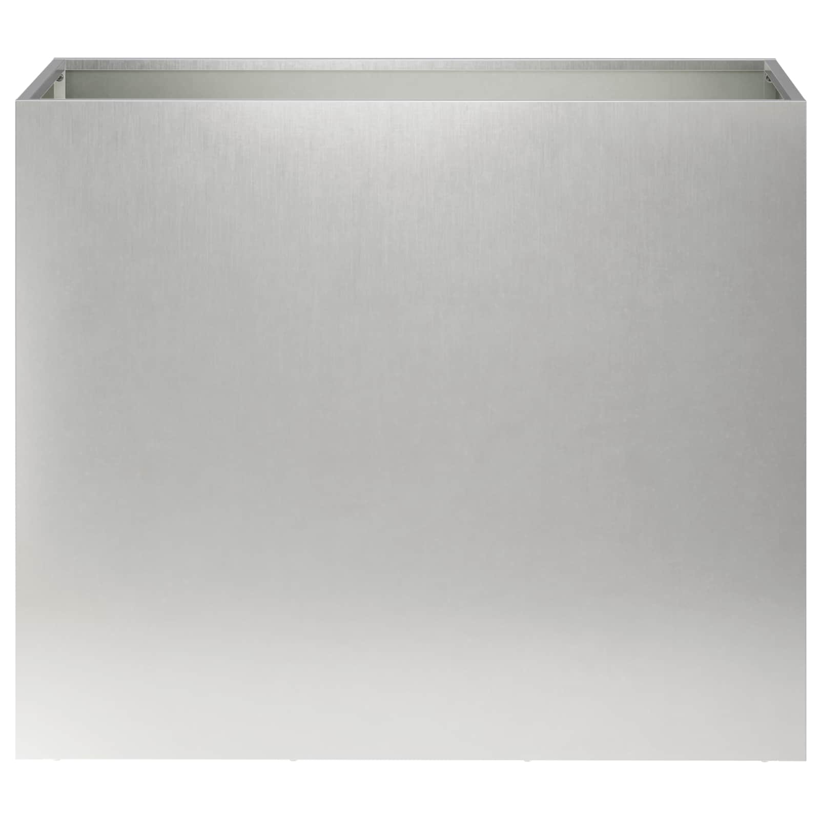 Plantenbak 2 st zilver 60 x 30 x 50 cm Roestvrij staal image 4