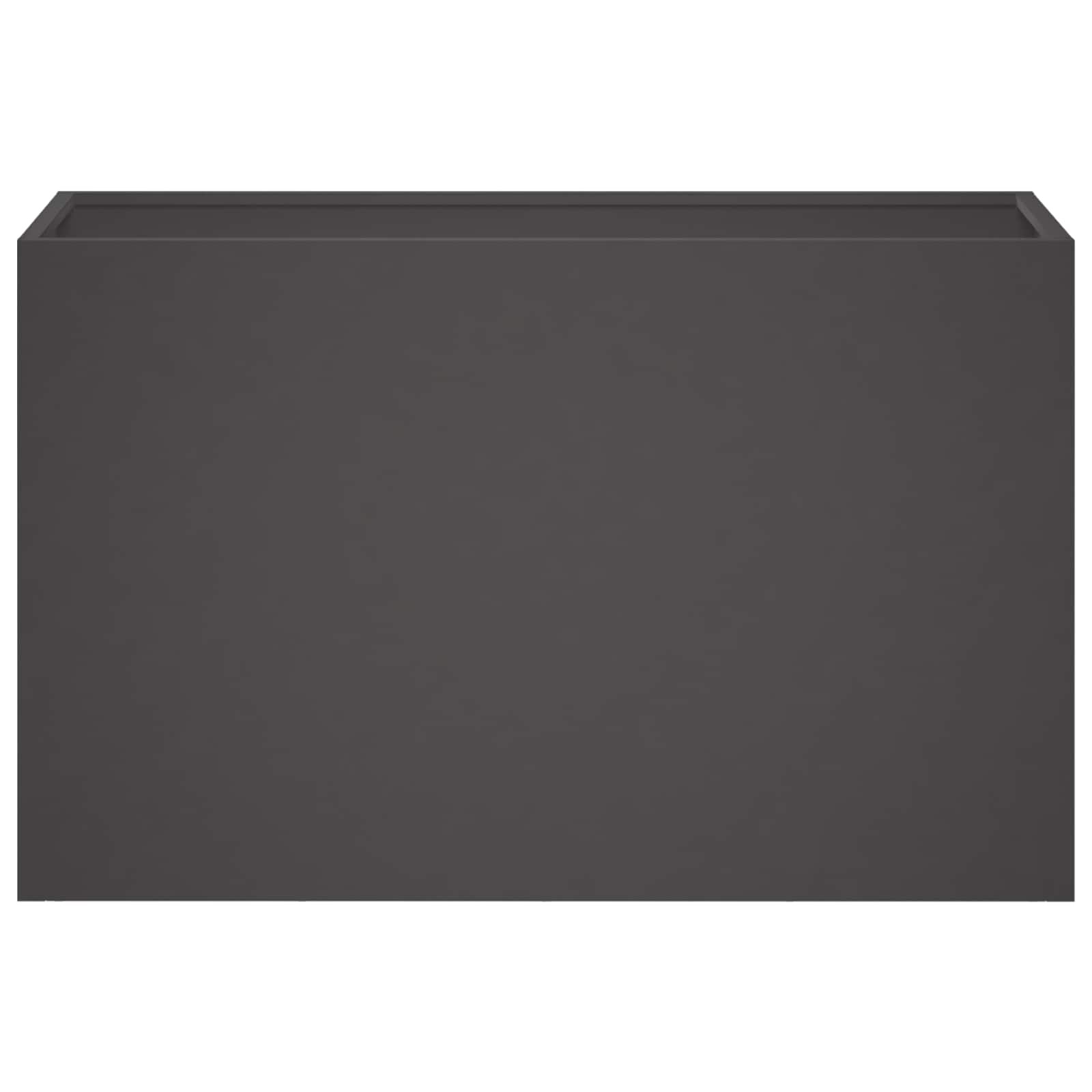 Plantenbak Zwart 80 x 30 x 40 cm Koudgewalst staal image 3