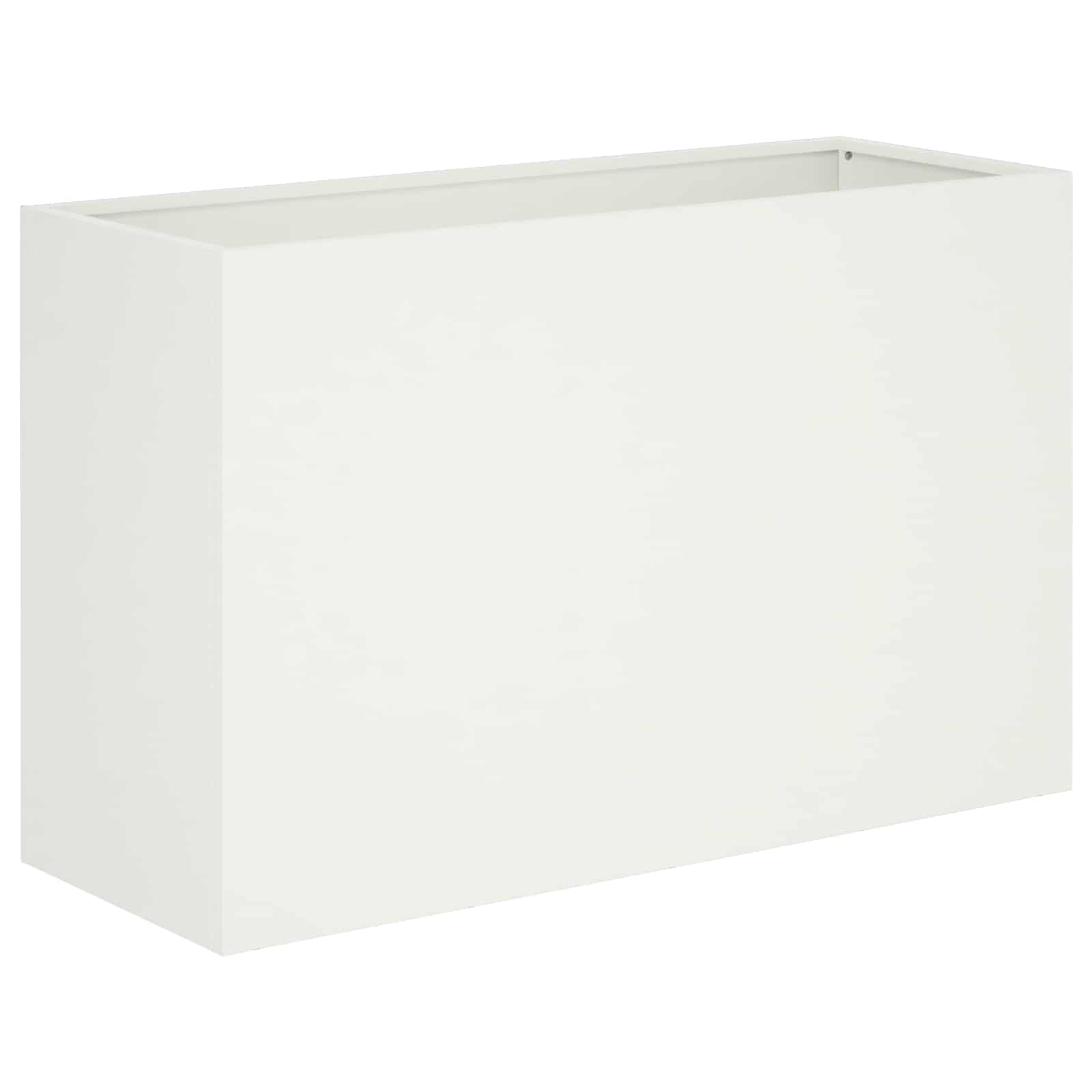 Plantenbak Wit 80 x 30 x 40 cm Koudgewalst staal image 2