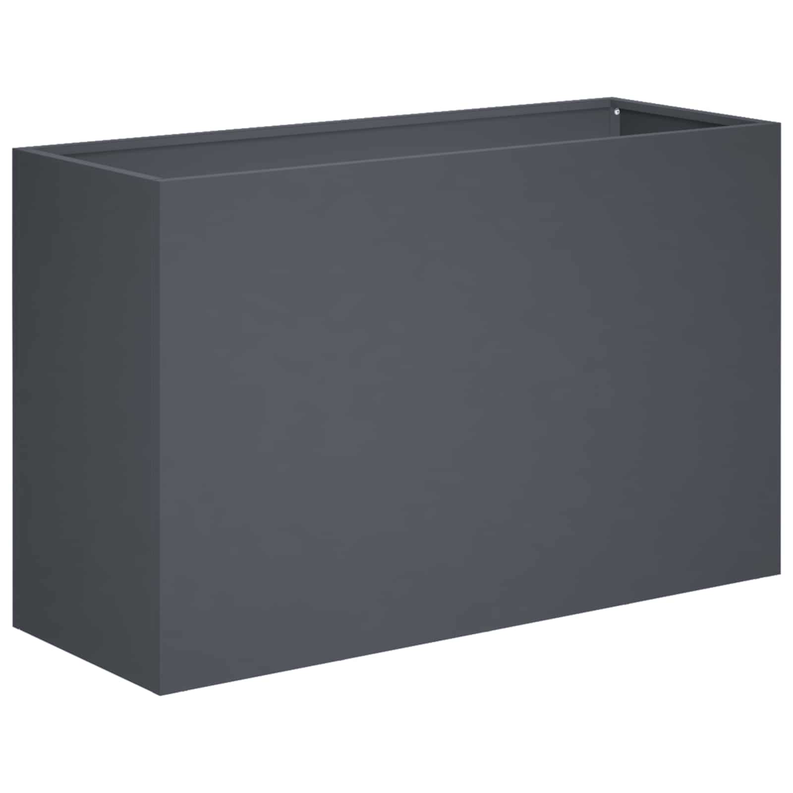 Plantenbak Antraciet 80 x 30 x 40 cm Koudgewalst staal image 2